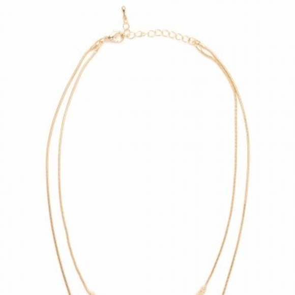 Double Strand Bling Necklace - Picture 2 of 3